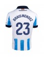 Real Sociedad Brais Mendez #23 Heimtrikot 2023-24 Kurzarm